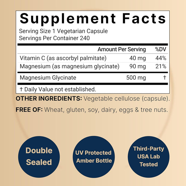 Magnesium Glycinate Wellness Capsules